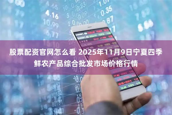 股票配资官网怎么看 2025年11月9日宁夏四季鲜农产品综合批发市场价格行情
